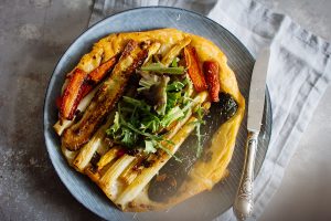 Tarte Tatin mit Spargel