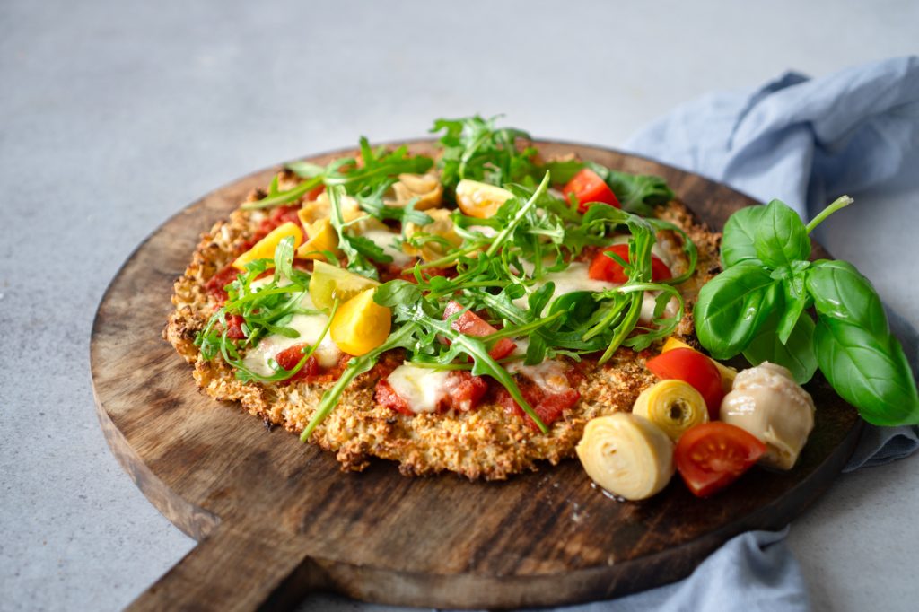 Knusprige Blumenkohl-Pizza