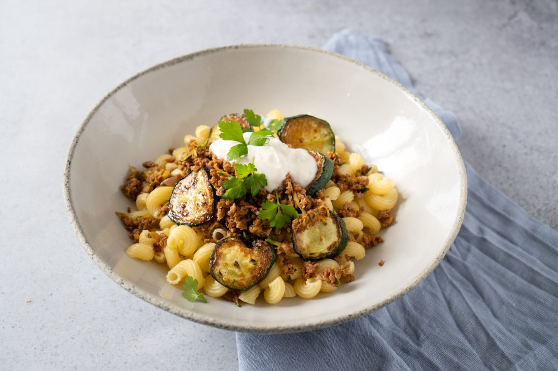 Türkische Pasta (Yalanci Manti)