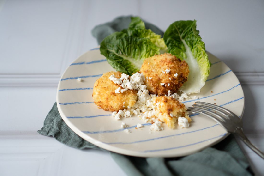 Kartoffel-Bröseltopfen Laibchen