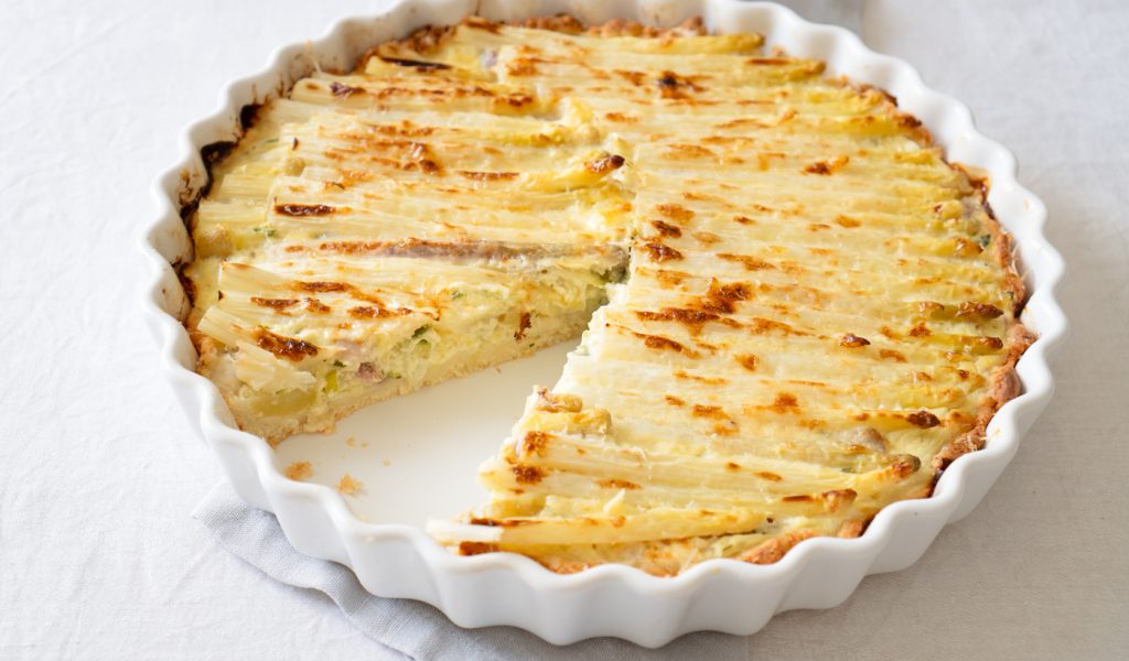 Spargel-Quiche